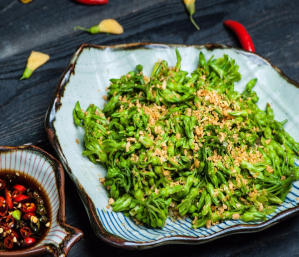 09 Rau XÀo 02 BÔng ThiÊn LÝ XÀo TỎi
