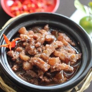 Cach Nau Thit Kho Mam Ruoc